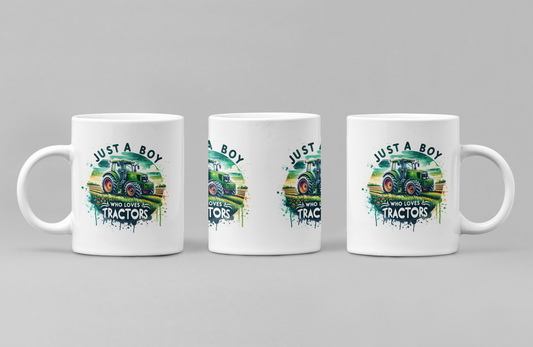 Tractors Boy Mug
