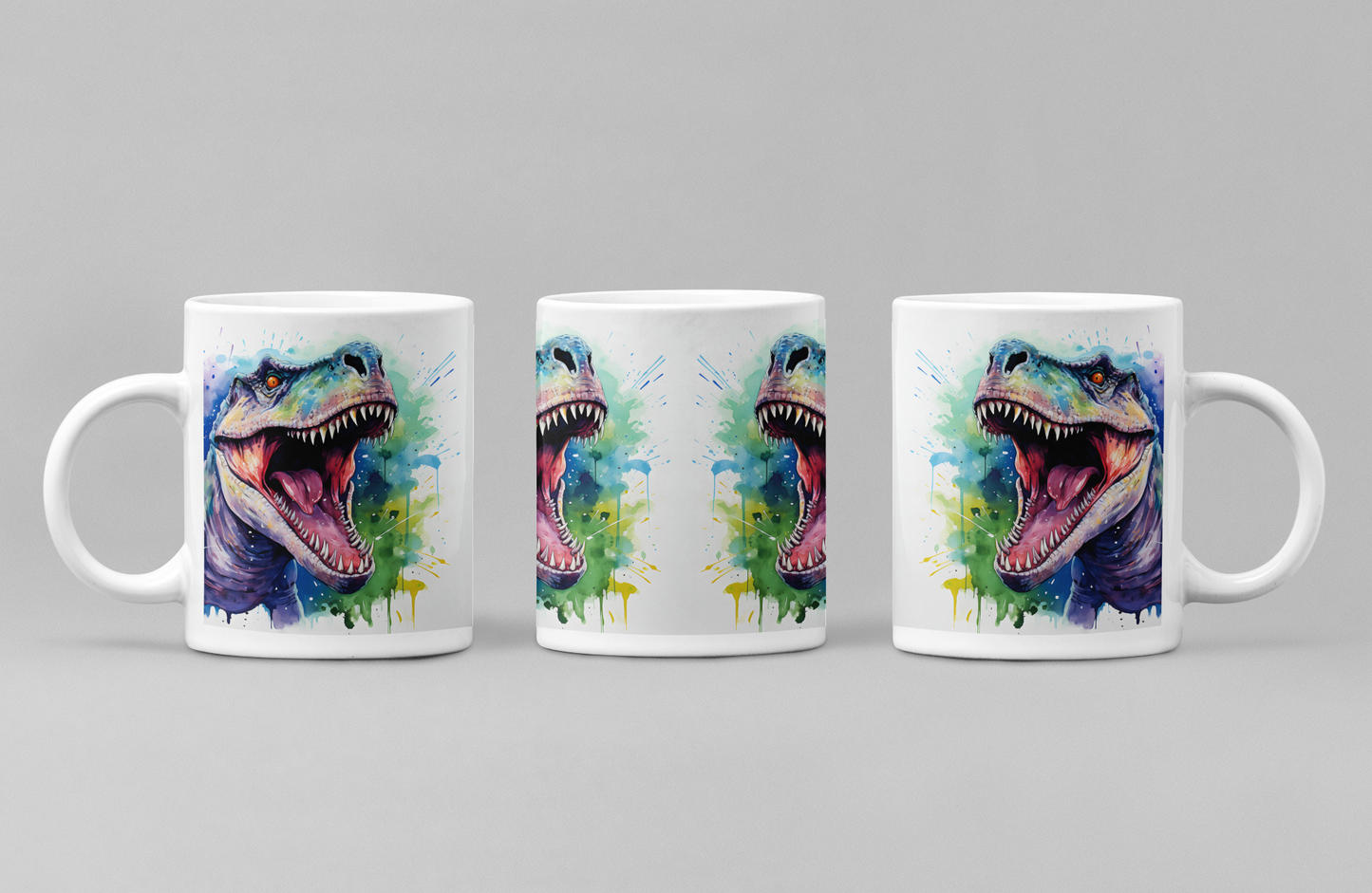 Watercolour T-REX Mug