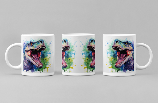 Watercolour T-REX Mug