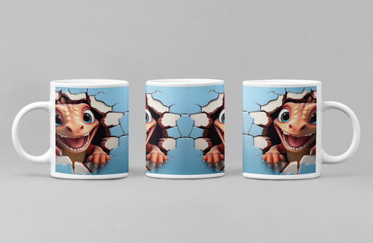 Blue Dino Mug