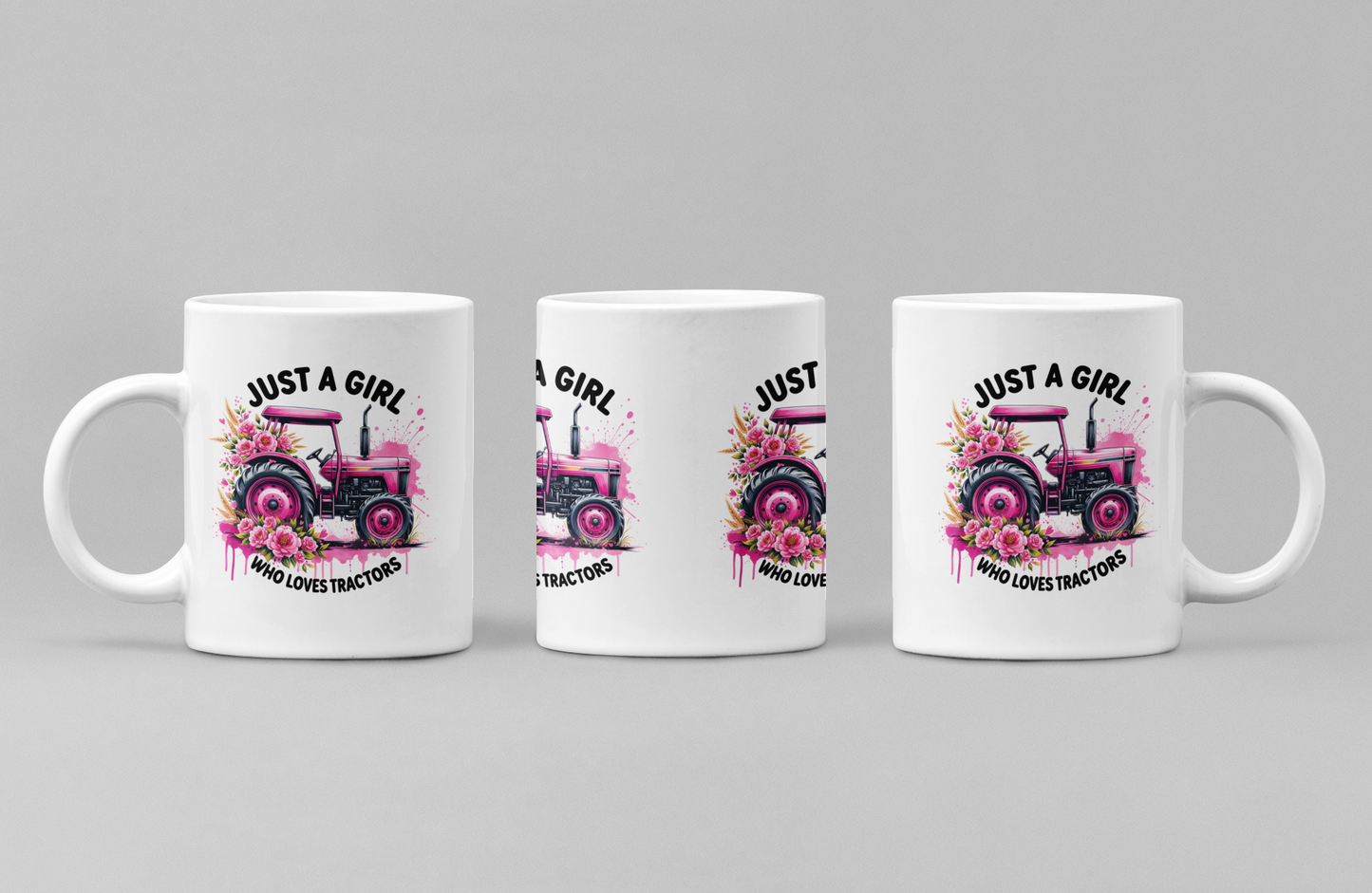 Tractors Girl Mug