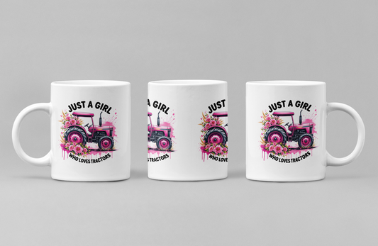 Tractors Girl Mug